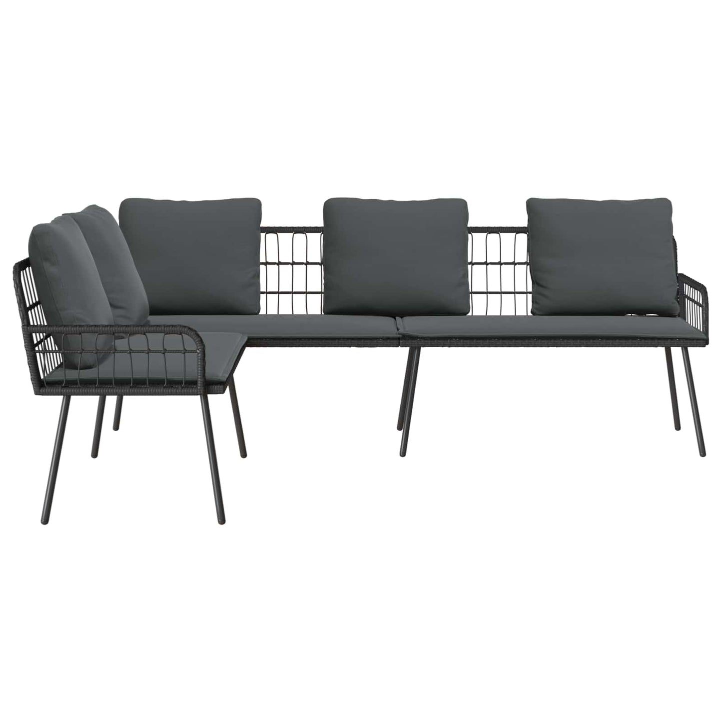 vidaXL Καναπές με μαξιλάρι Γκρι 61.5 x 123 x 82cm Μέταλλο