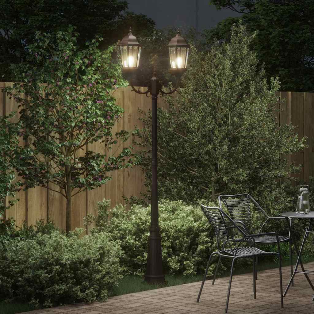 vidaXL Φωτιστικό Κήπου 68 x 20 x 235 εκ Αλουμίνιο και Γυαλί