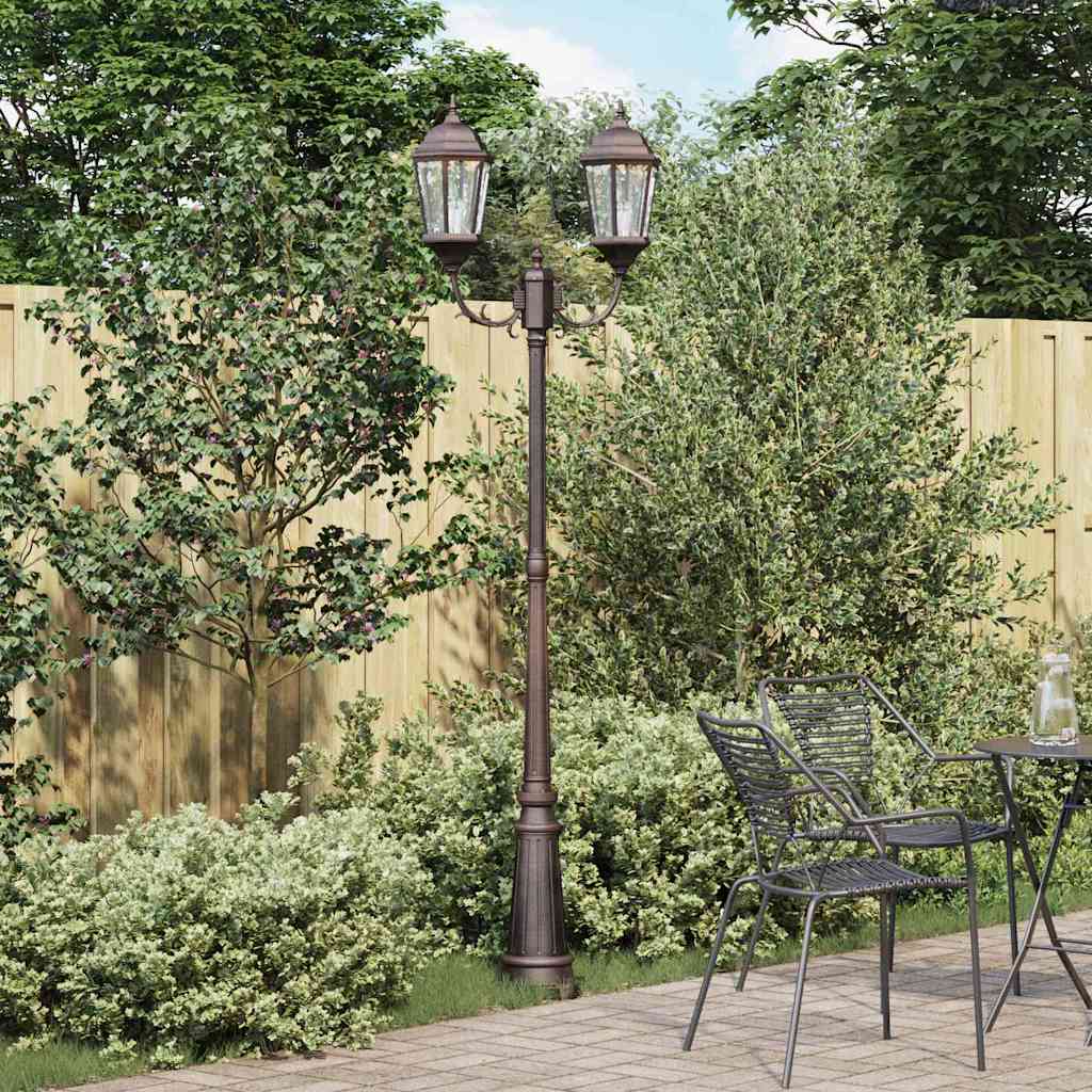 vidaXL Φωτιστικό Κήπου 68 x 20 x 235 εκ Αλουμίνιο και Γυαλί