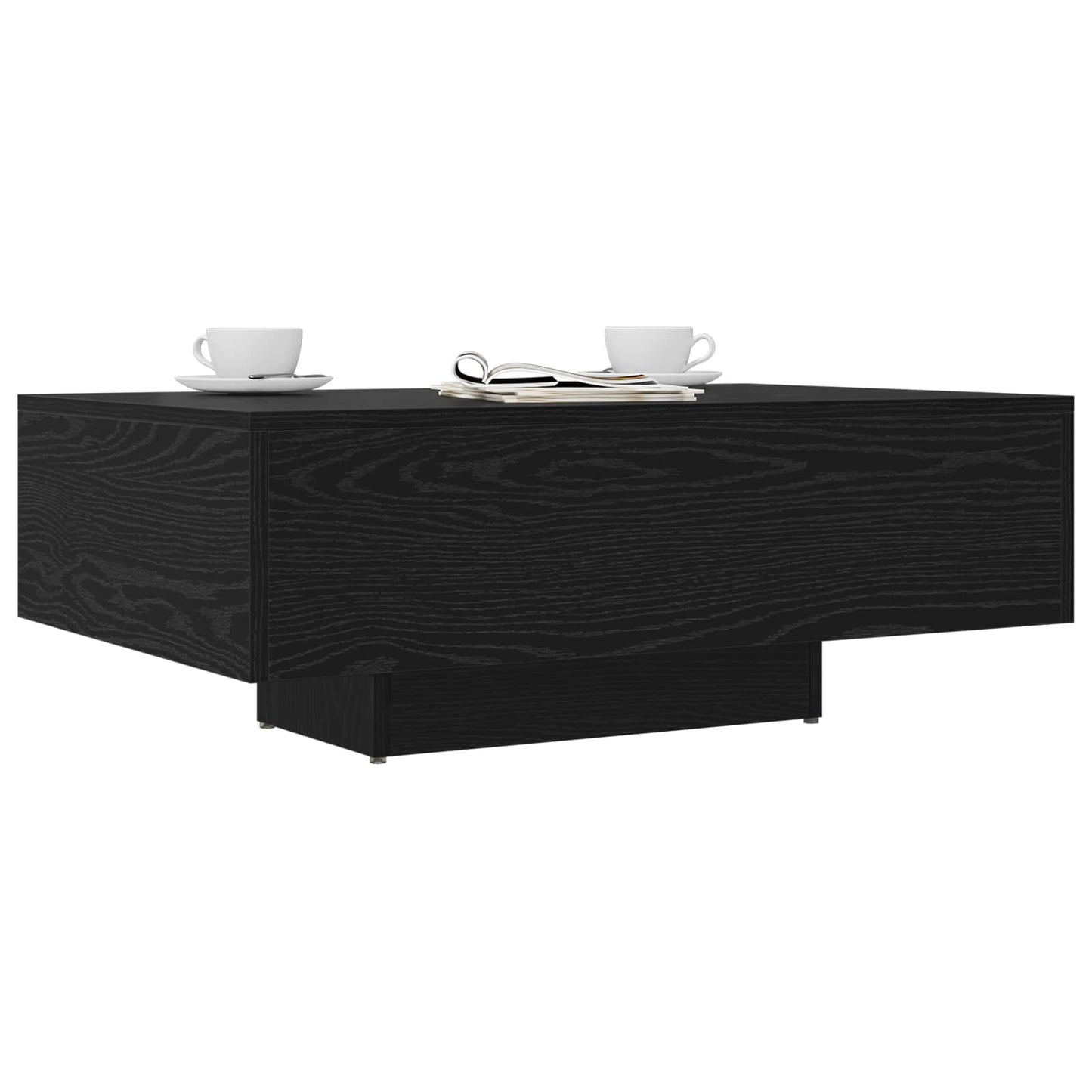 vidaXL Τραπεζάκι σαλονιού Μαύρη Οξυά 85 x 55 x 31 cm