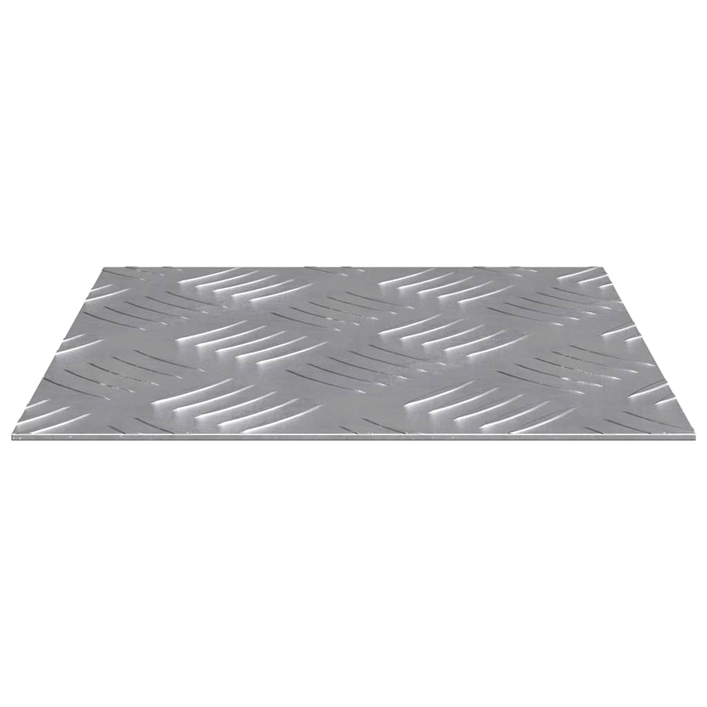 vidaXL Σκαλοπάτι 4 τμχ. 20 x 20 cm Ασημί Αλουμίνιο τετράγωνο