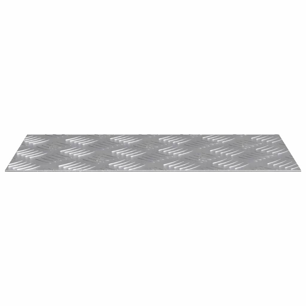 vidaXL Σκαλοπάτι 4 τμχ. 40 x 20 cm Ασημί Αλουμίνιο Ορθογώνιος