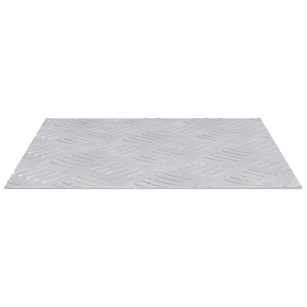 vidaXL Σκαλοπάτι 4 τμχ. 30 x 30 cm Ασημί Αλουμίνιο τετράγωνο