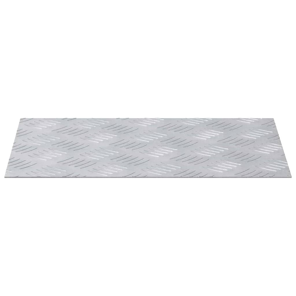 vidaXL Σκαλοπάτι 4 τμχ. 40 x 30 cm Ασημί Αλουμίνιο Ορθογώνιος
