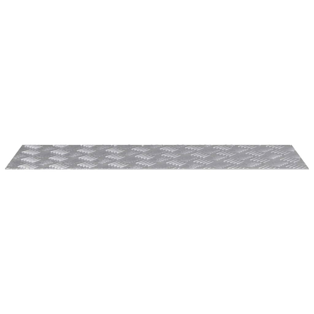 vidaXL Σκαλοπάτι 2 τμχ. 90 x 30 cm Ασημί Αλουμίνιο Ορθογώνιος
