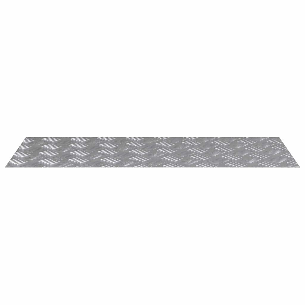 vidaXL Σκαλοπάτι 2 τμχ. 90 x 40 cm Ασημί Αλουμίνιο Ορθογώνιος