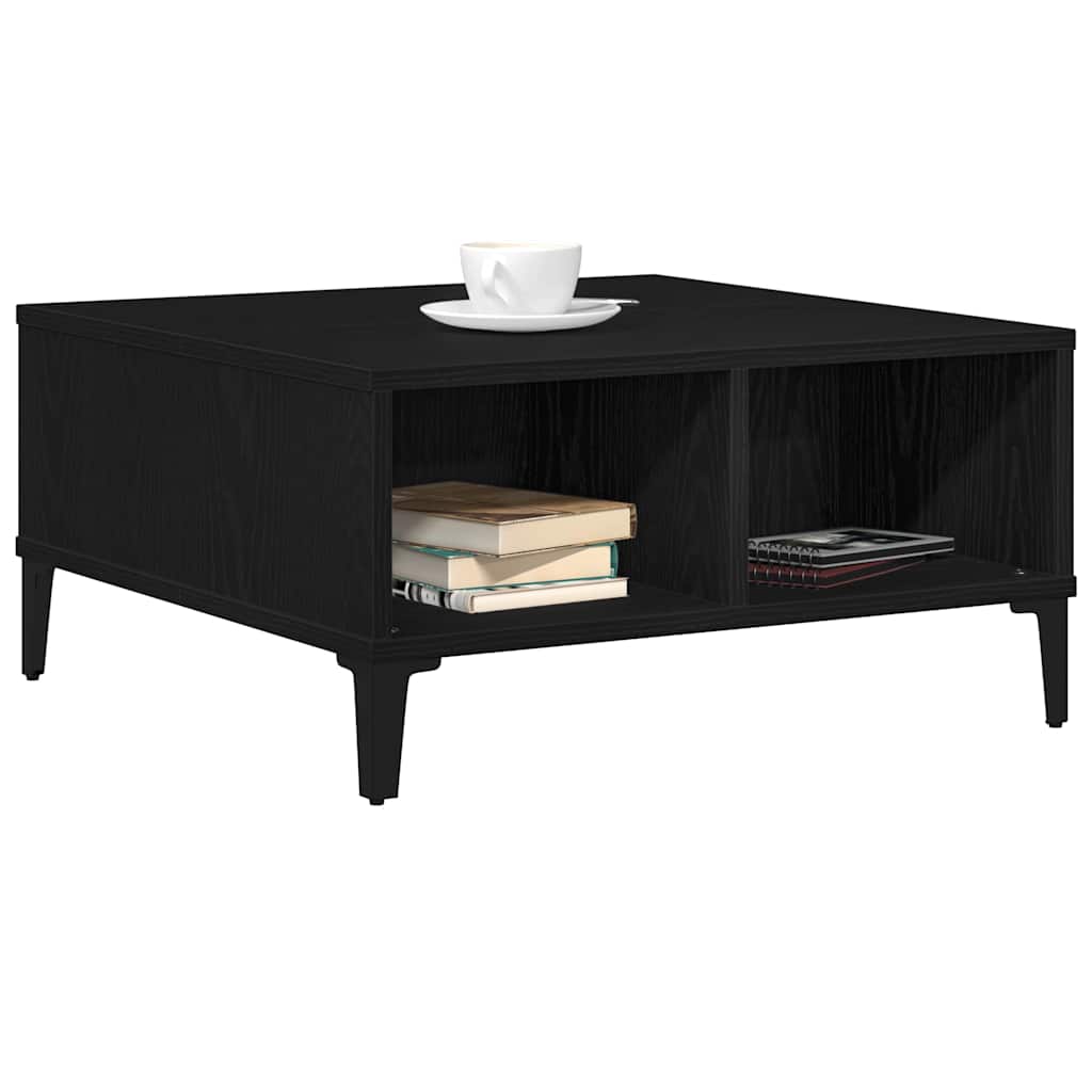vidaXL Τραπεζάκι σαλονιού Μαύρη δρυς 60 x 60 x 30 cm