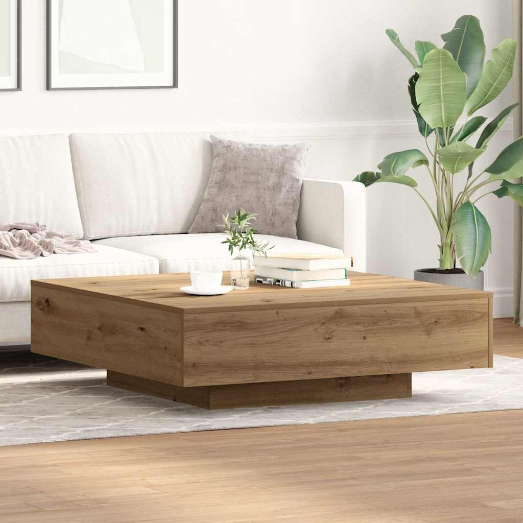 vidaXL Τραπεζάκι σαλονιού Artisan Oak 100 x 100 x 31 cm