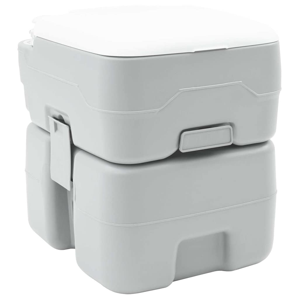 vidaXL Τουαλέτα Κάμπινγκ Γκρι 41,5 x 36,5 x 42 εκ.