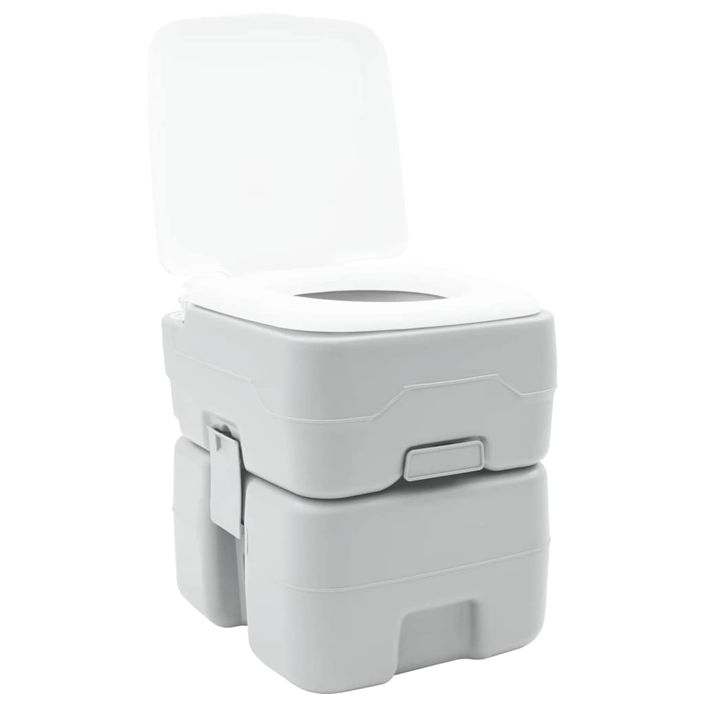 vidaXL Τουαλέτα Κάμπινγκ Γκρι 41,5 x 36,5 x 42 εκ.