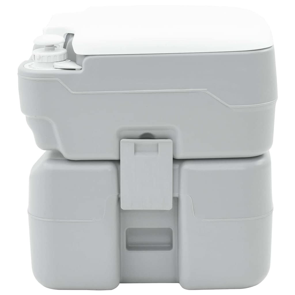 vidaXL Τουαλέτα Κάμπινγκ Γκρι 41,5 x 36,5 x 42 εκ.