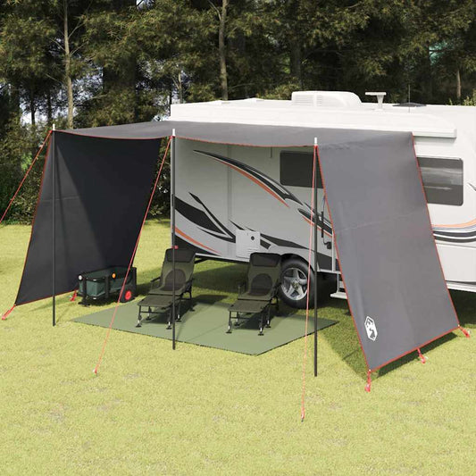 vidaXL Τέντα ανθεκτική στο νερό Γκρι και Πορτοκαλί 402 x 240 x 230 εκ.