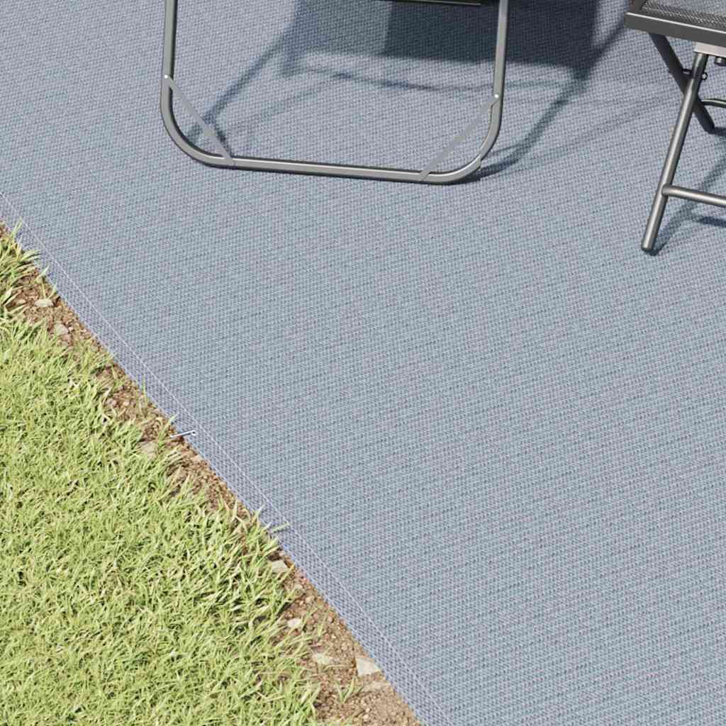 vidaXL Χαλκάκι Σκηνής Μπλε και Γκρι 700 x 400 εκ. Πολυαιθυλένιο