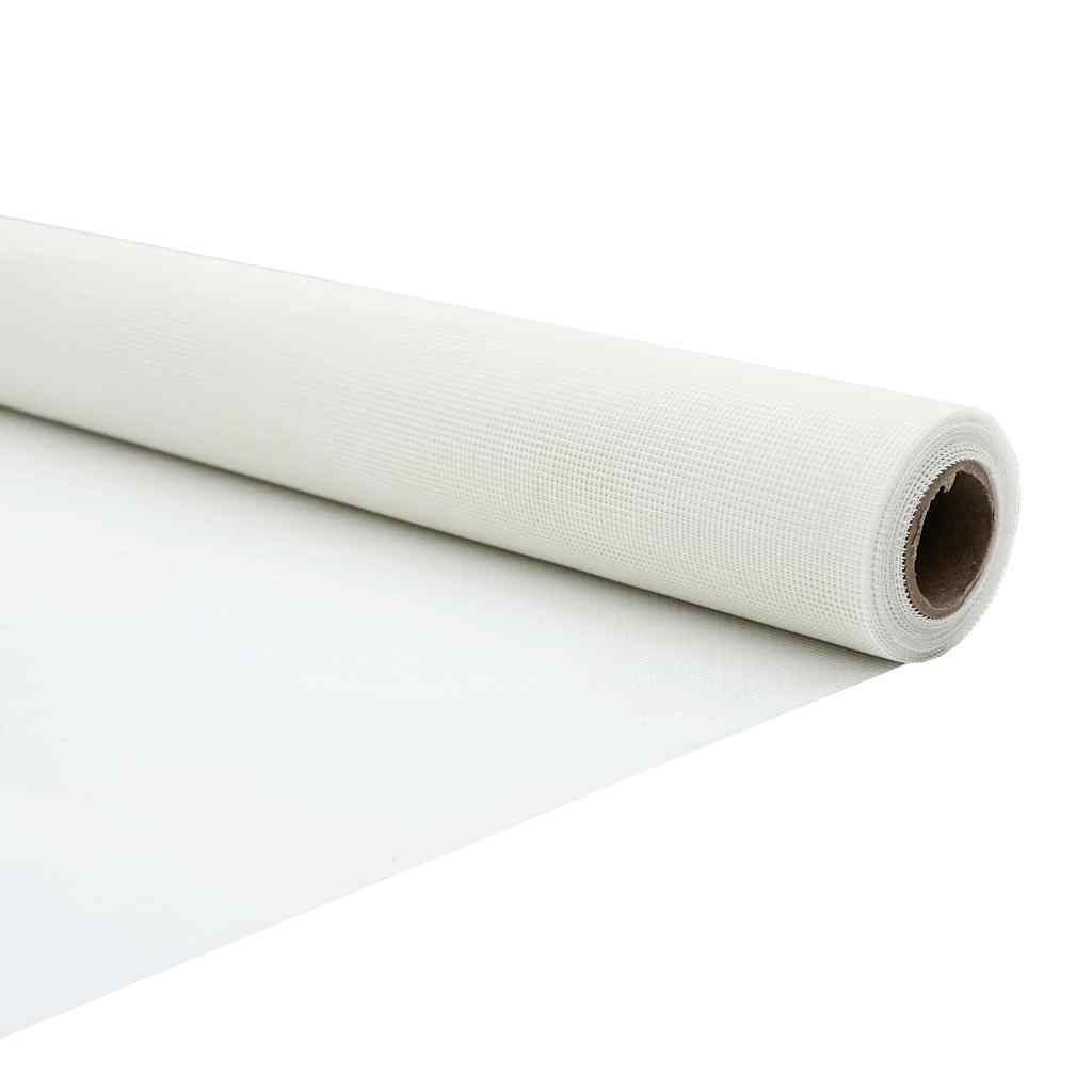 vidaXL Σίτα εντόμων Λευκό 80 x 500 cm Γυαλί-Ίνα