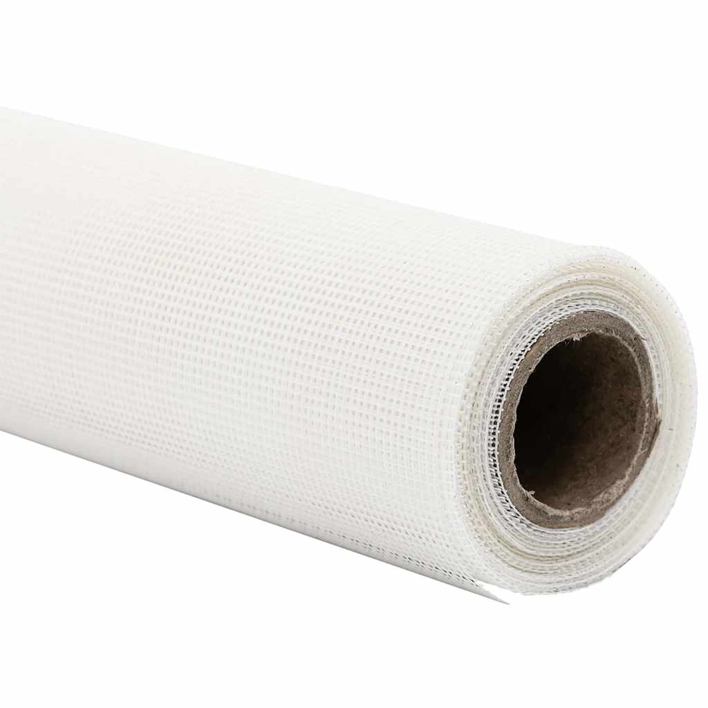 vidaXL Σίτα εντόμων Λευκό 80 x 2000 cm Γυαλί-Ίνα
