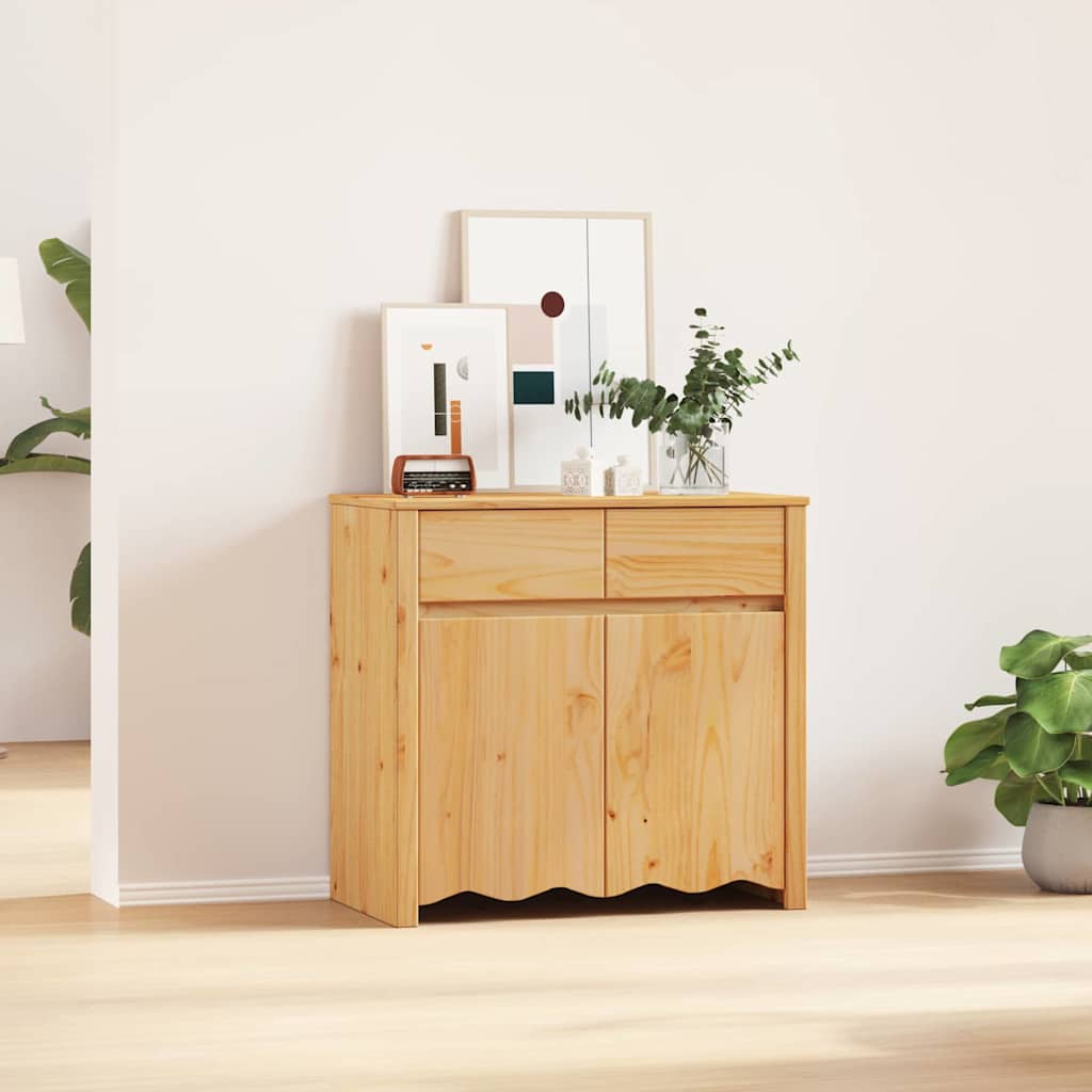 vidaXL Μπουφές "DRAMMEN" 79x43x75,5 εκ. Μασίφ Ξύλο Πεύκου
