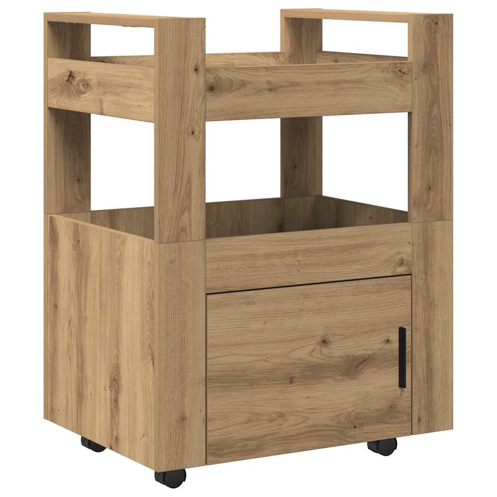 vidaXL Καρότσι Κουζίνας artisan δρυς 60 x 45 x 80 εκ