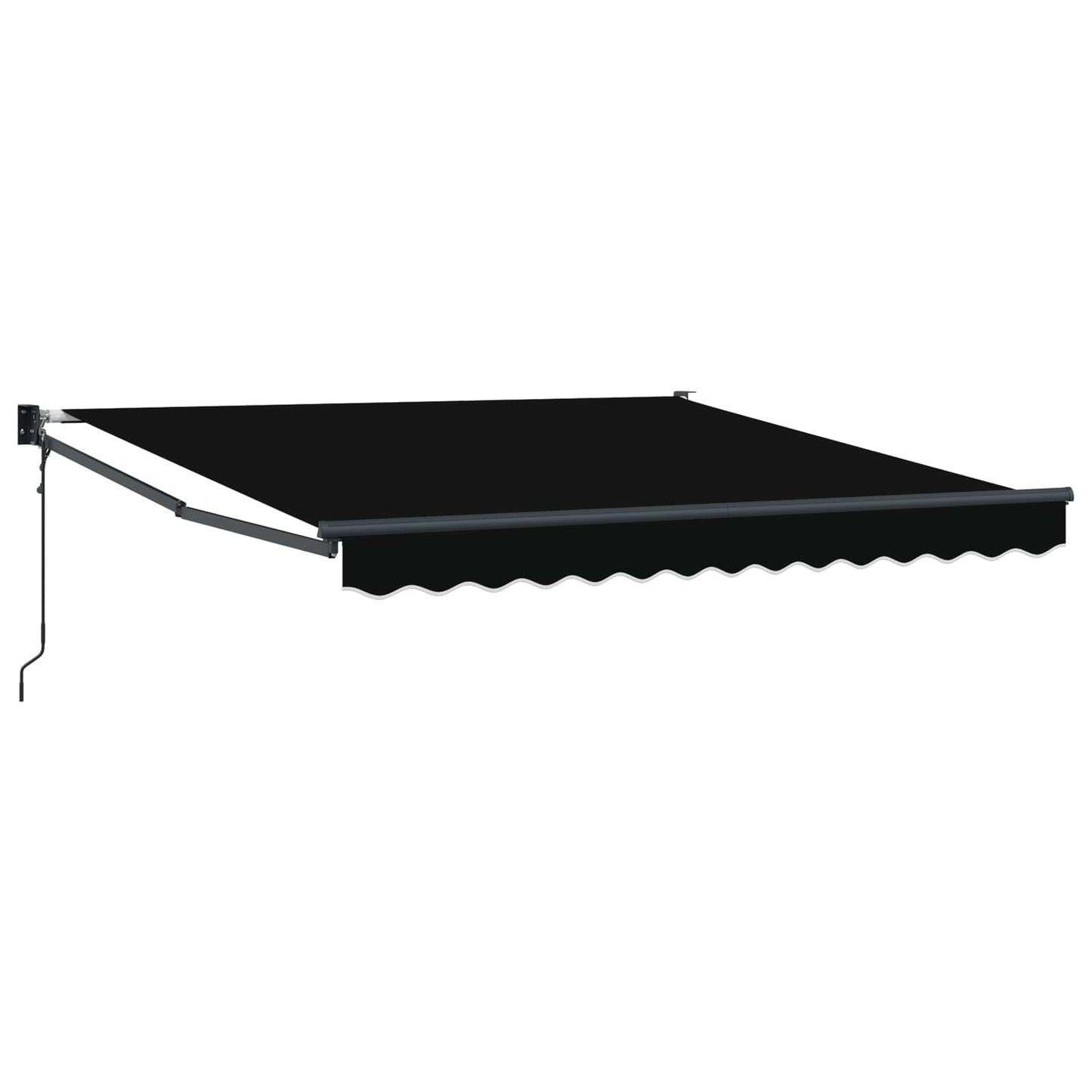 vidaXL Electric Awning 3 x 2,5 m Μαύρο 100% Polyester