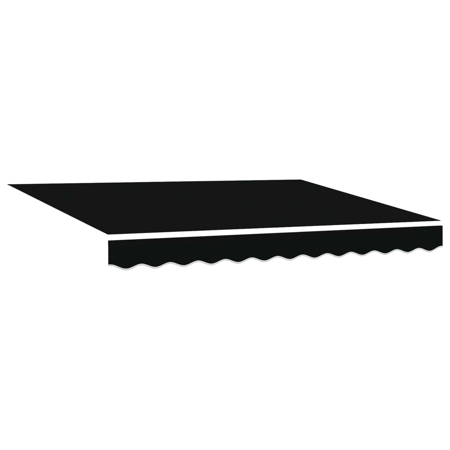 vidaXL Electric Awning 3 x 2,5 m Μαύρο 100% Polyester