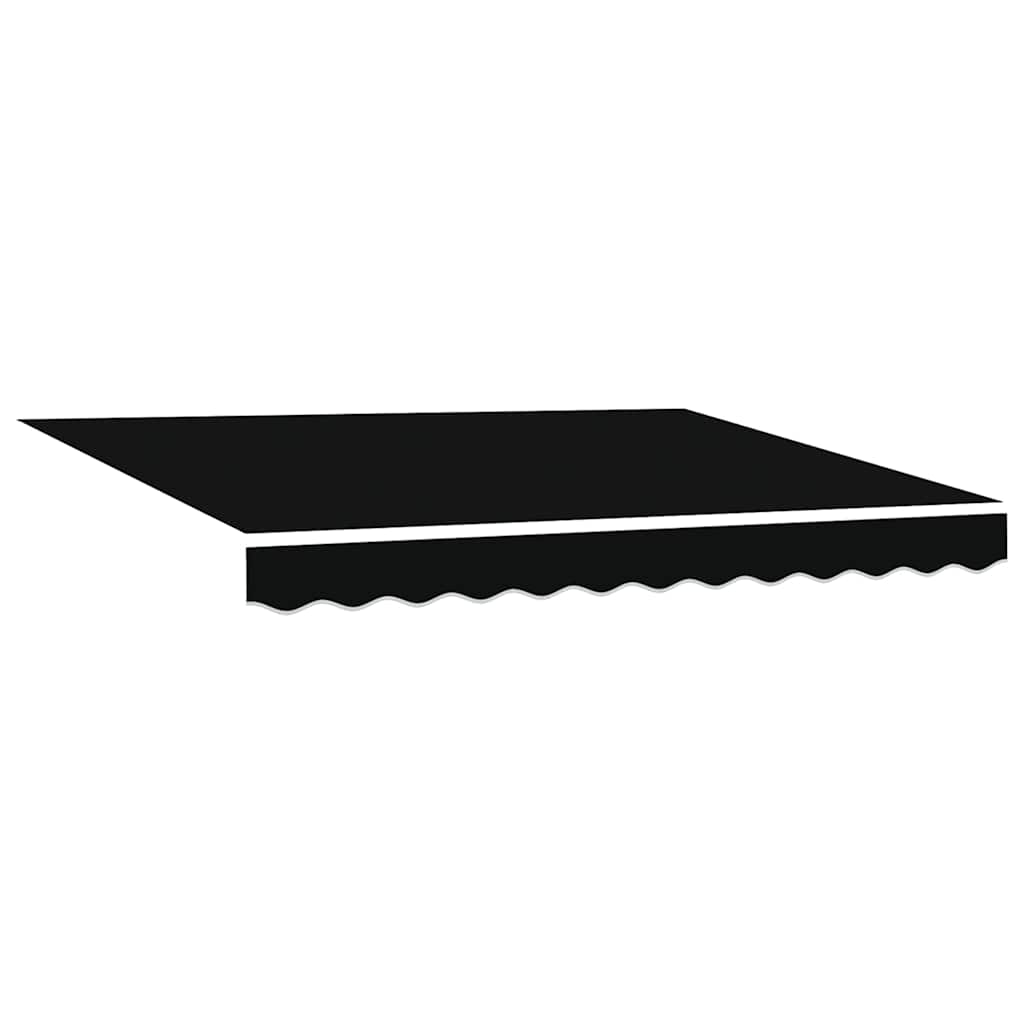 vidaXL Electric Awning 3,5 x 2,5 m Μαύρο 100% Polyester
