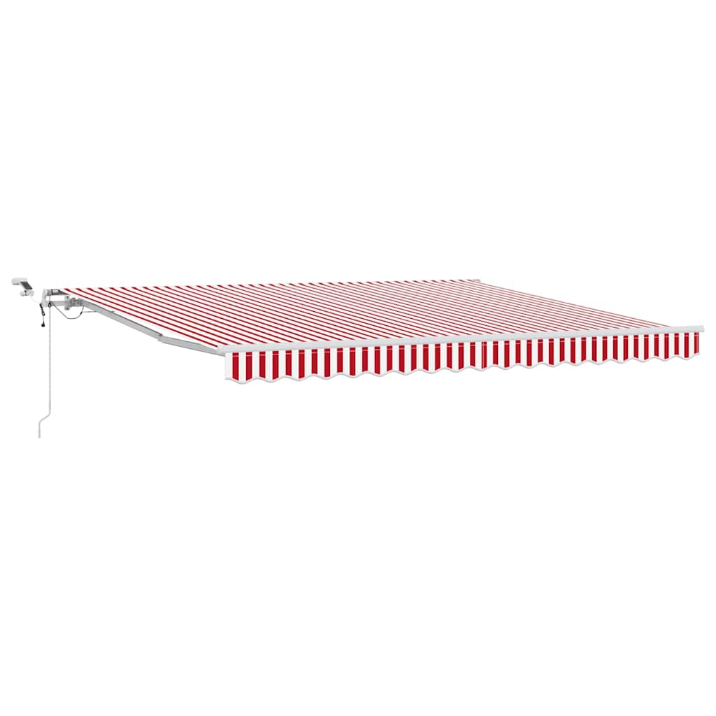 vidaXL Ηλεκτρική τέντα με LED και αισθητήρα 4 x 3 m