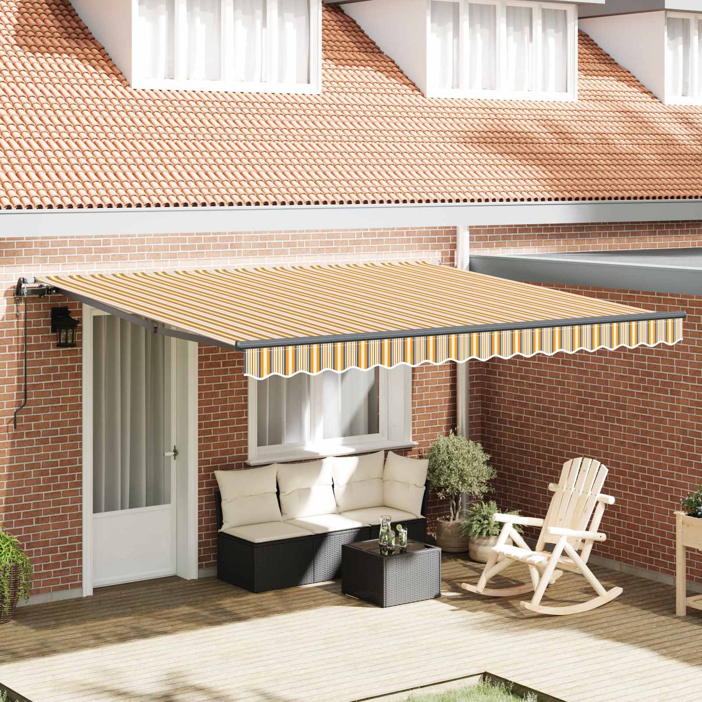 vidaXL Ηλεκτρική Αυλή 100% Πολυεστέρας