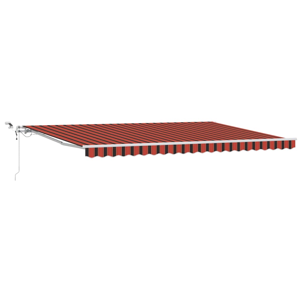 vidaXL Ηλεκτρική τέντα με LED και αισθητήρα 5 x 3,5 m