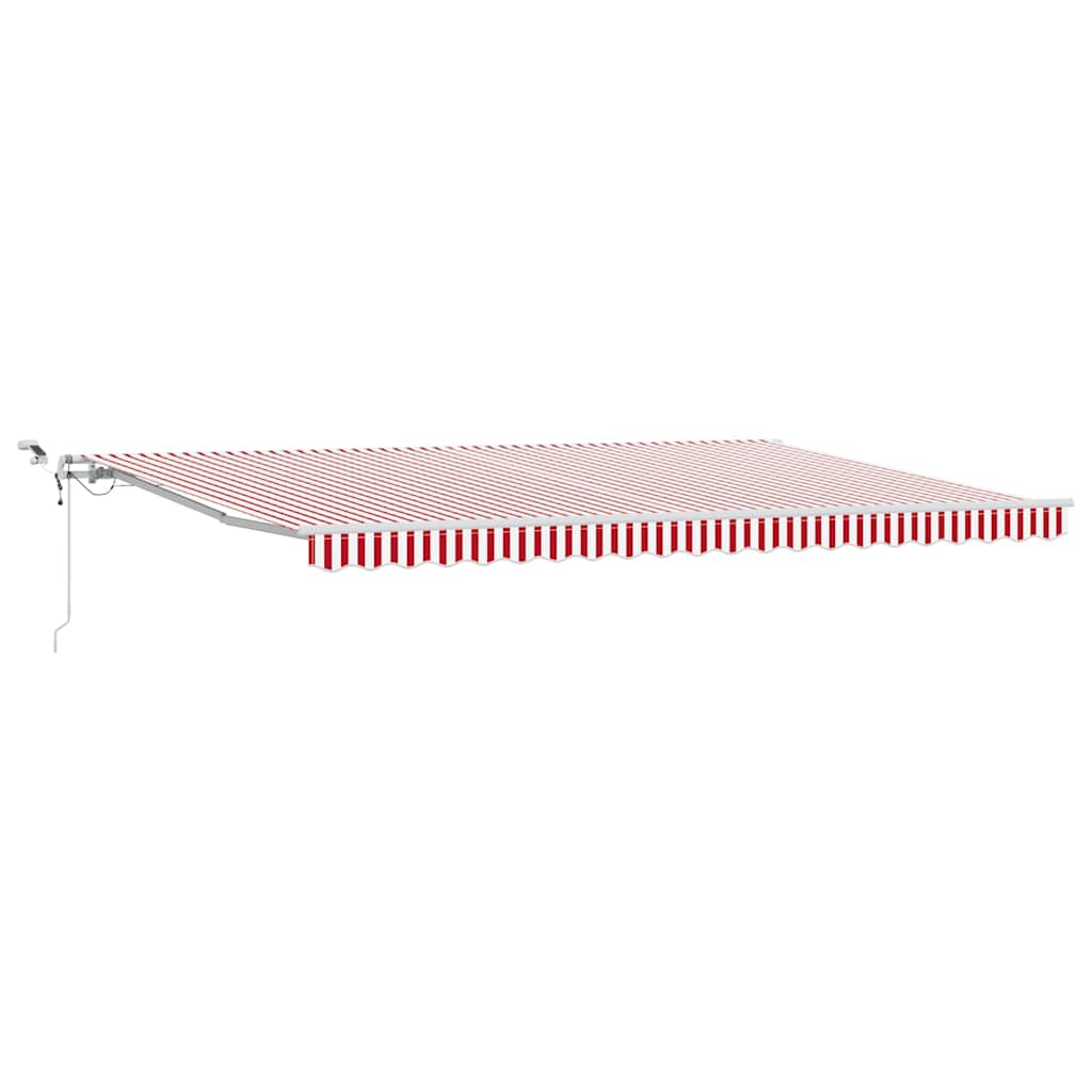vidaXL Ηλεκτρική τέντα με LED και αισθητήρα 5 x 3,5 m