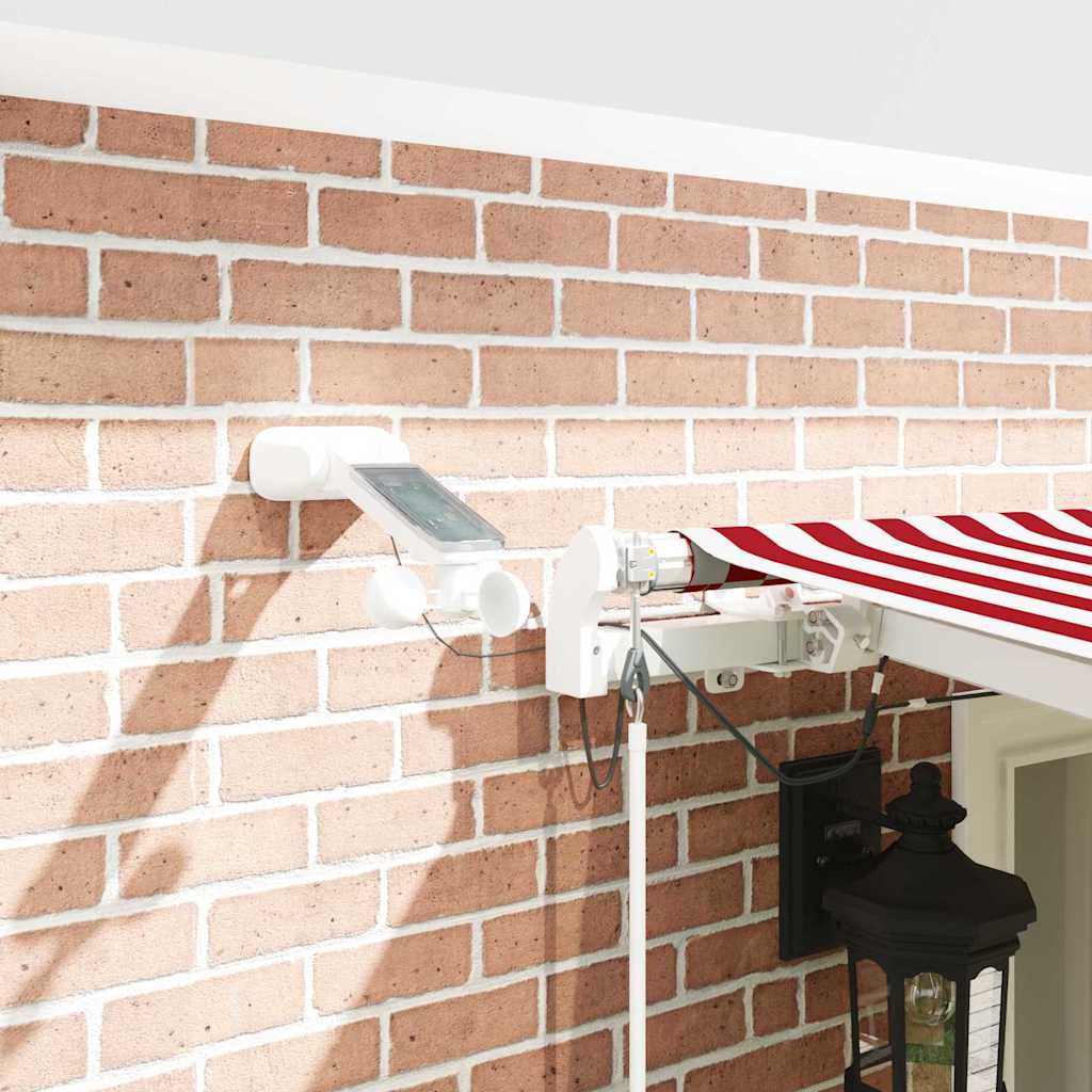 vidaXL Ηλεκτρική τέντα με LED και αισθητήρα 6 x 3 m