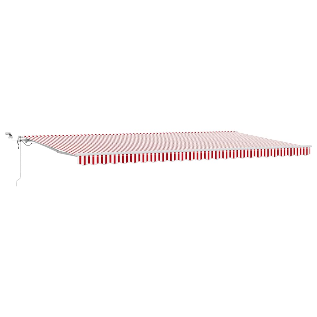 vidaXL Ηλεκτρική τέντα με LED και αισθητήρα 6 x 3 m