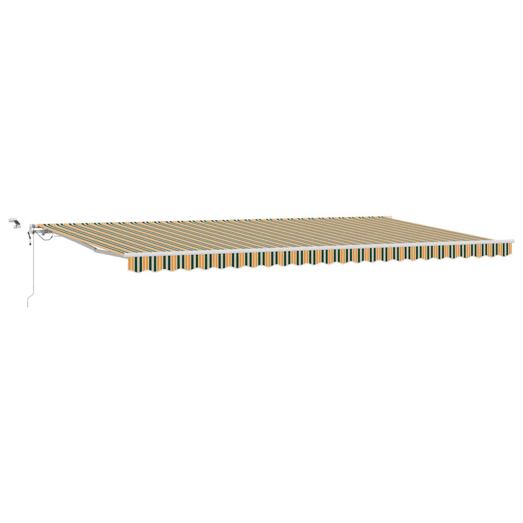 vidaXL Ηλεκτρική τέντα με LED και αισθητήρα 6 x 3 m