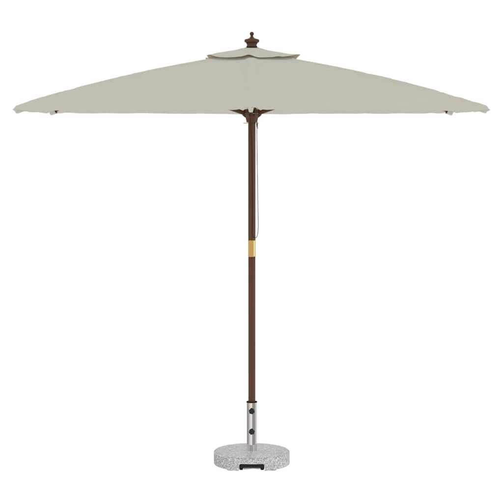 vidaXL Βάση ομπρέλας Γκρι 45 x 45 x 37.5 εκ. Γρανίτης