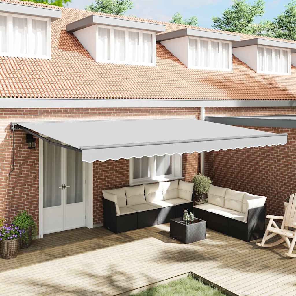 vidaXL Electric Awning Frame 5 x 3 m Ανθρακί