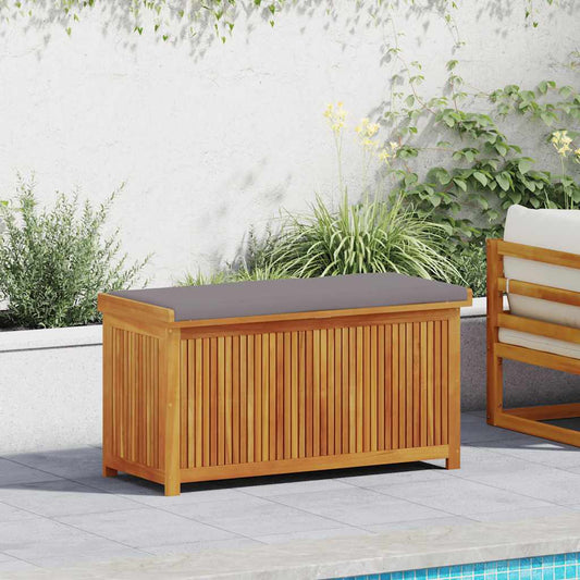 vidaXL Κουτί Μαξιλαριών Εξ. Χώρου 113x50x60,5 εκ. Μασίφ Ξύλο Ελάτης