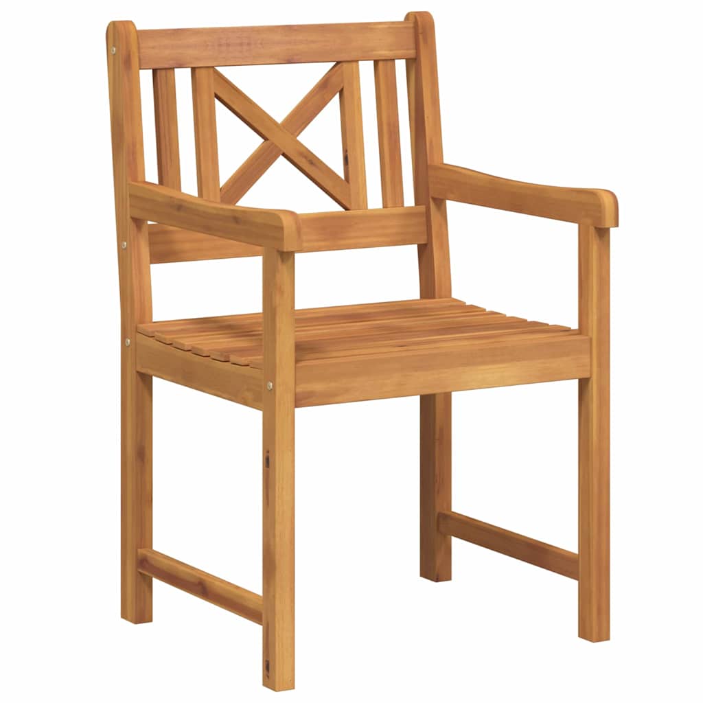 vidaXL Καρέκλα Κήπου 4 pcs Καφέ 56 x 56 x 90 εκ. Μασίφ ξύλο ακακίας