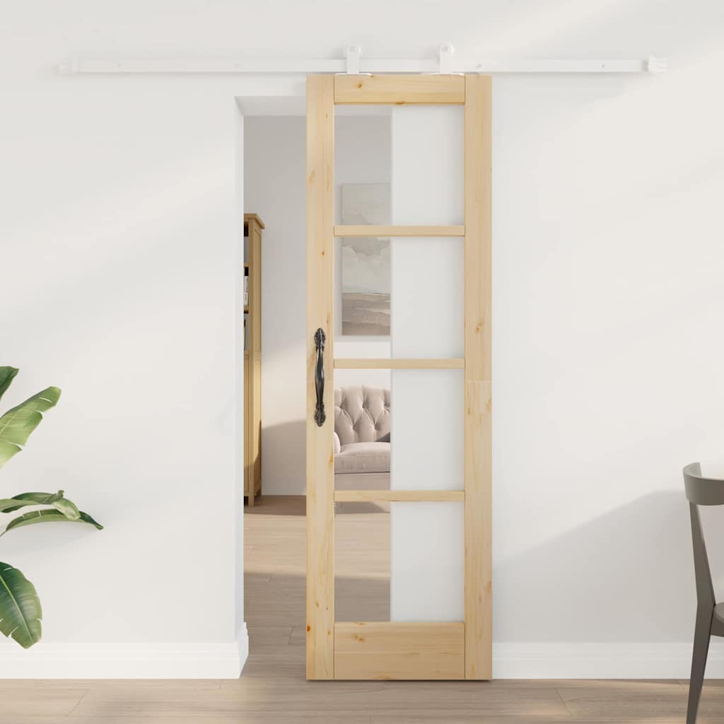 vidaXL Συρόμενη Πόρτα ORKDAL 61 x 198,5 εκ. Φυσικό