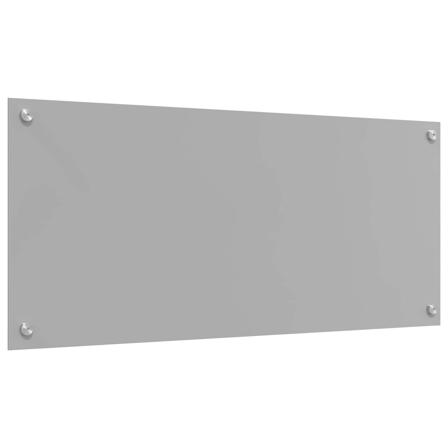 vidaXL Πλάτη κουζίνας Ανοιχτό γκρι 90 x 40 cm σκληρυμένο γυαλί