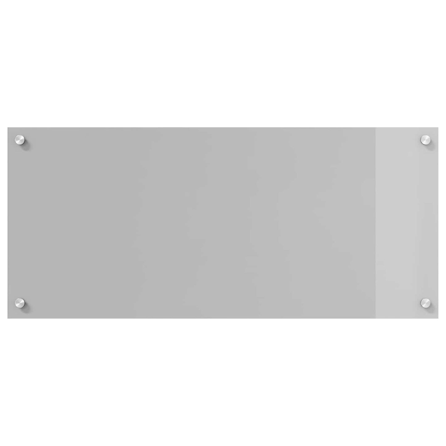 vidaXL Πλάτη κουζίνας Ανοιχτό γκρι 90 x 40 cm σκληρυμένο γυαλί
