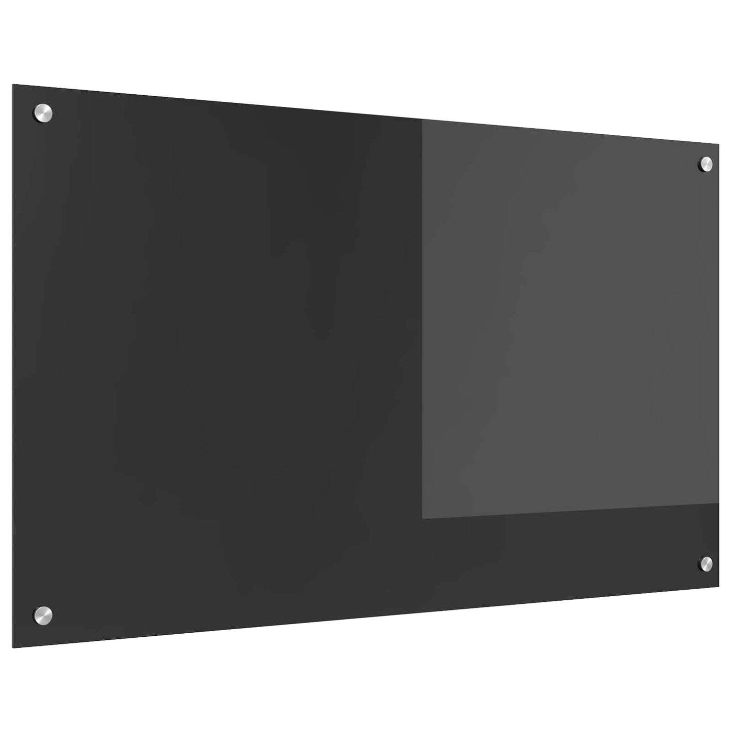 vidaXL Πλάτη κουζίνας Σκούρο Γκρι 100 x 60 cm σκληρυμένο γυαλί