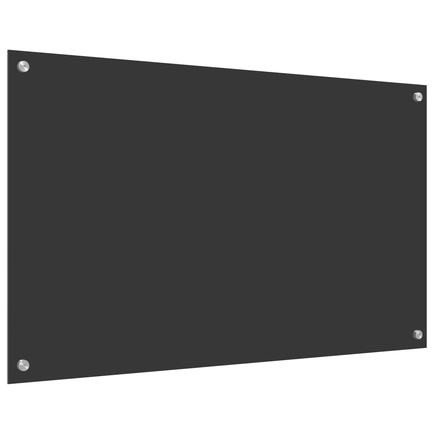 vidaXL Πλάτη κουζίνας Σκούρο Γκρι 100 x 60 cm σκληρυμένο γυαλί