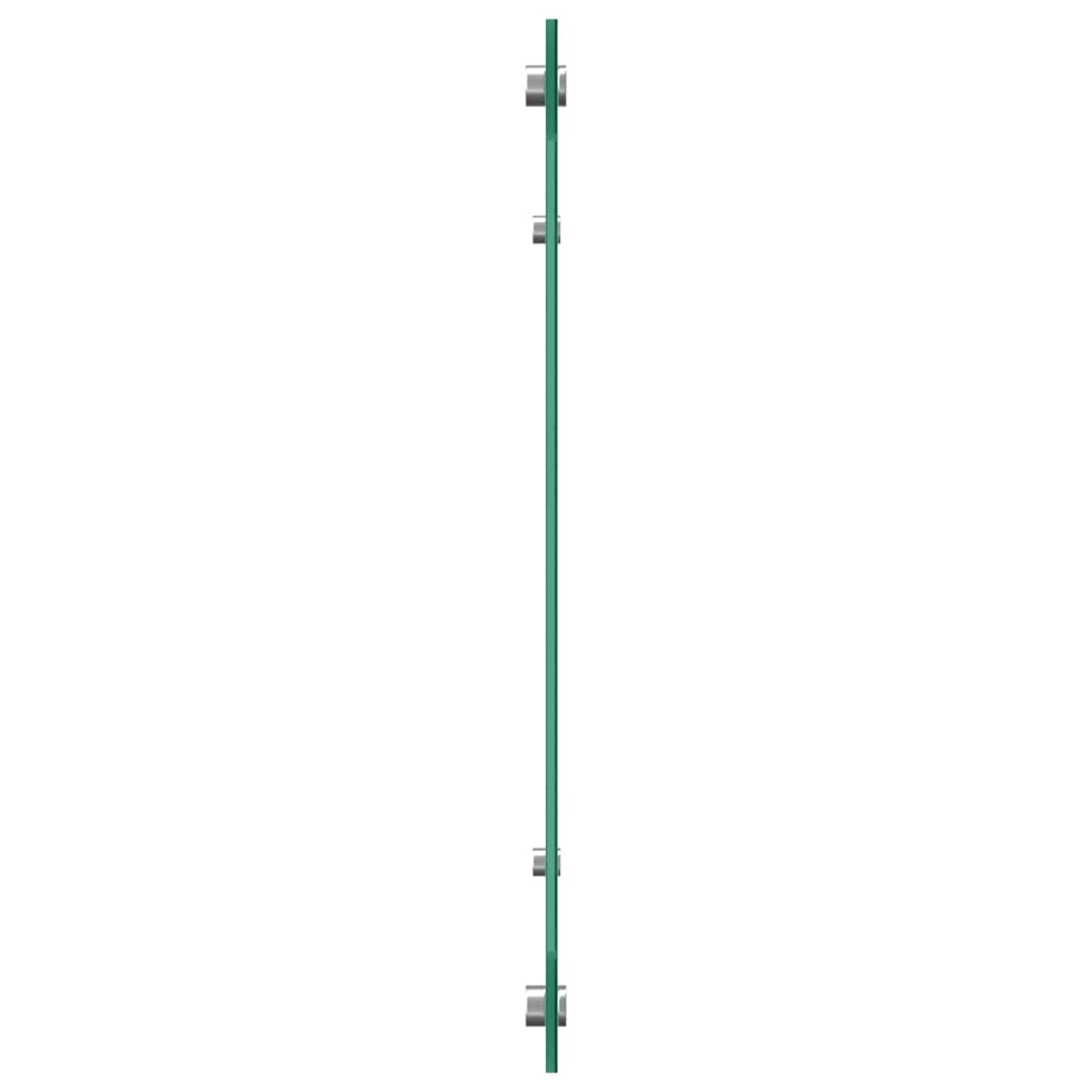 vidaXL Πλάτη κουζίνας Ανοιχτό γκρι 110 x 40 cm σκληρυμένο γυαλί