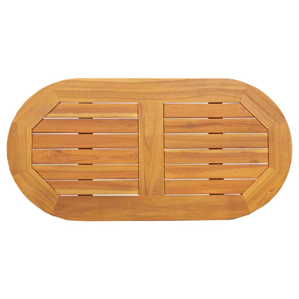 vidaXL Καπάκι τραπεζιού Φυσικό Λάδι 80 x 40 x 2 cm Στερεό Ξύλο Ακακίας