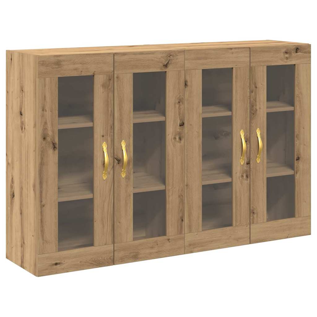 vidaXL Τοίχου Ντουλαπίων 2 τεμ από Artisan Oak 69,5 x 34 x 90 εκ.