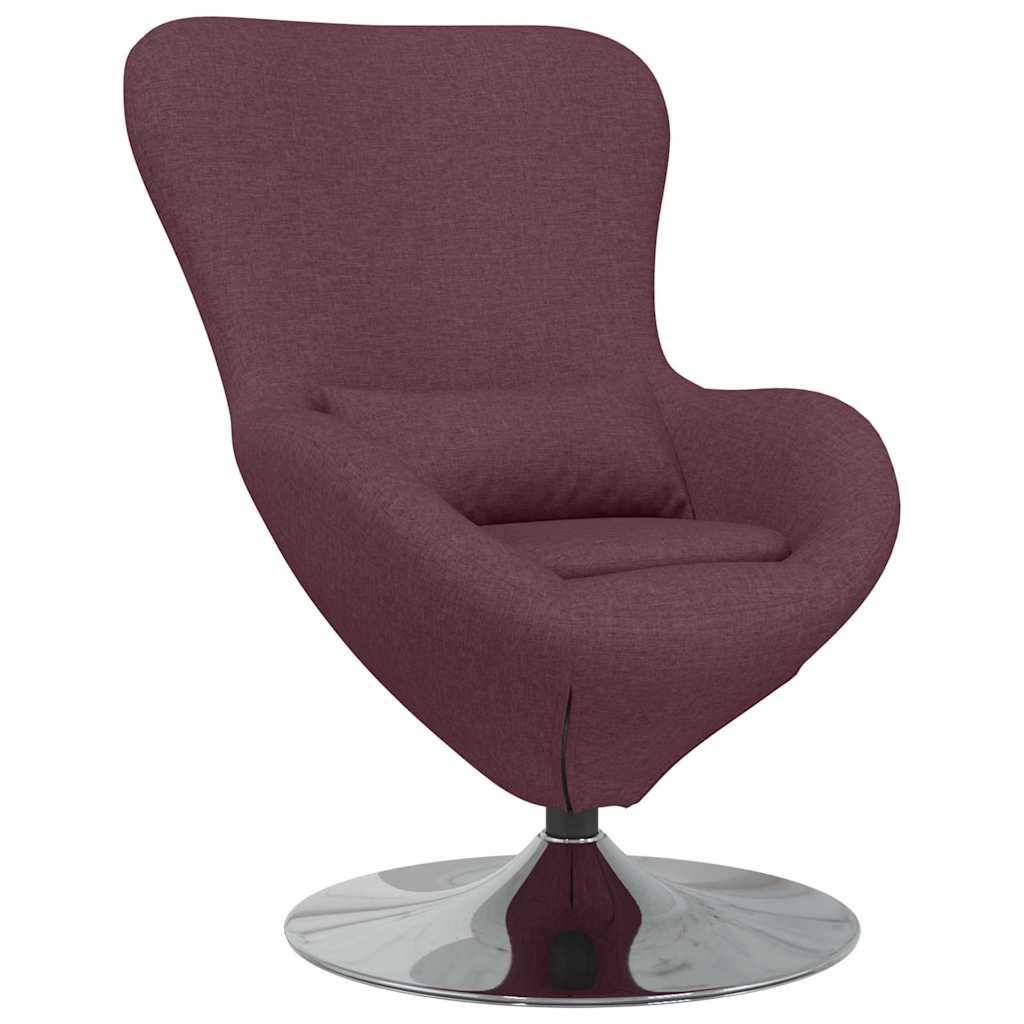vidaXL Κάθισμα-αυγό Μοβ 63 x 73 x 90 εκ ύφασμα