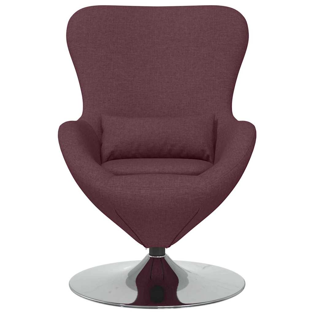 vidaXL Κάθισμα-αυγό Μοβ 63 x 73 x 90 εκ ύφασμα