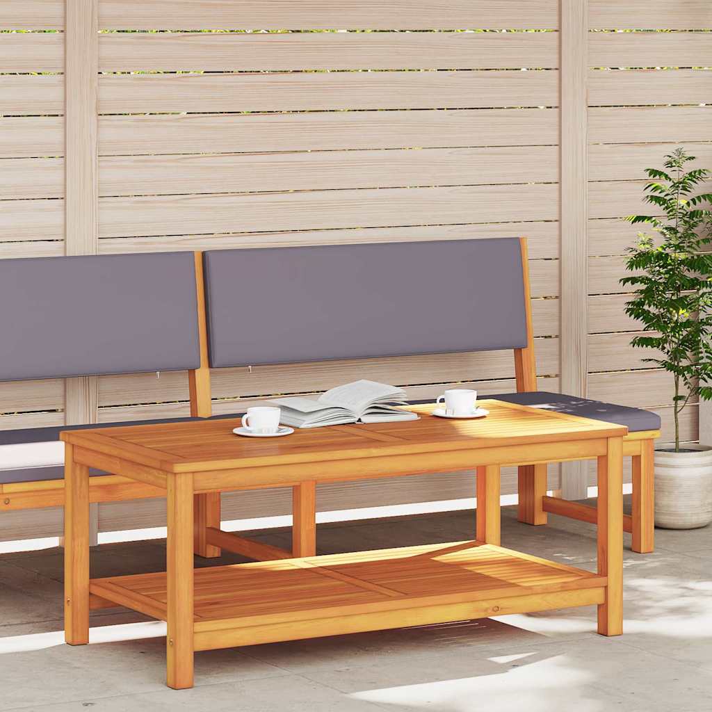 vidaXL Τραπεζάκι καφέ 110x55x45 εκ. Μασίφ ξύλο ακακίας