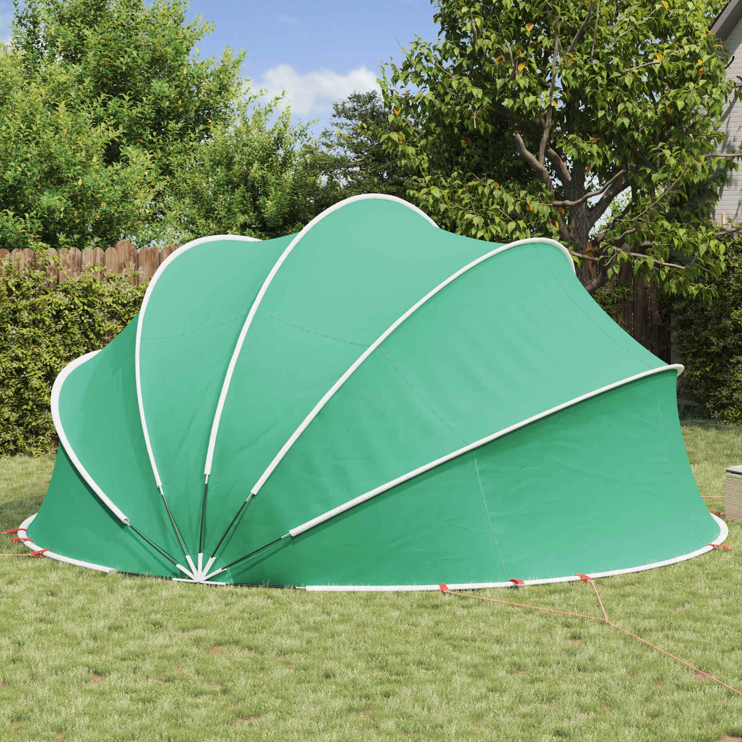 vidaXL Θόλος πισίνας 500 x 500 x 236 εκ.