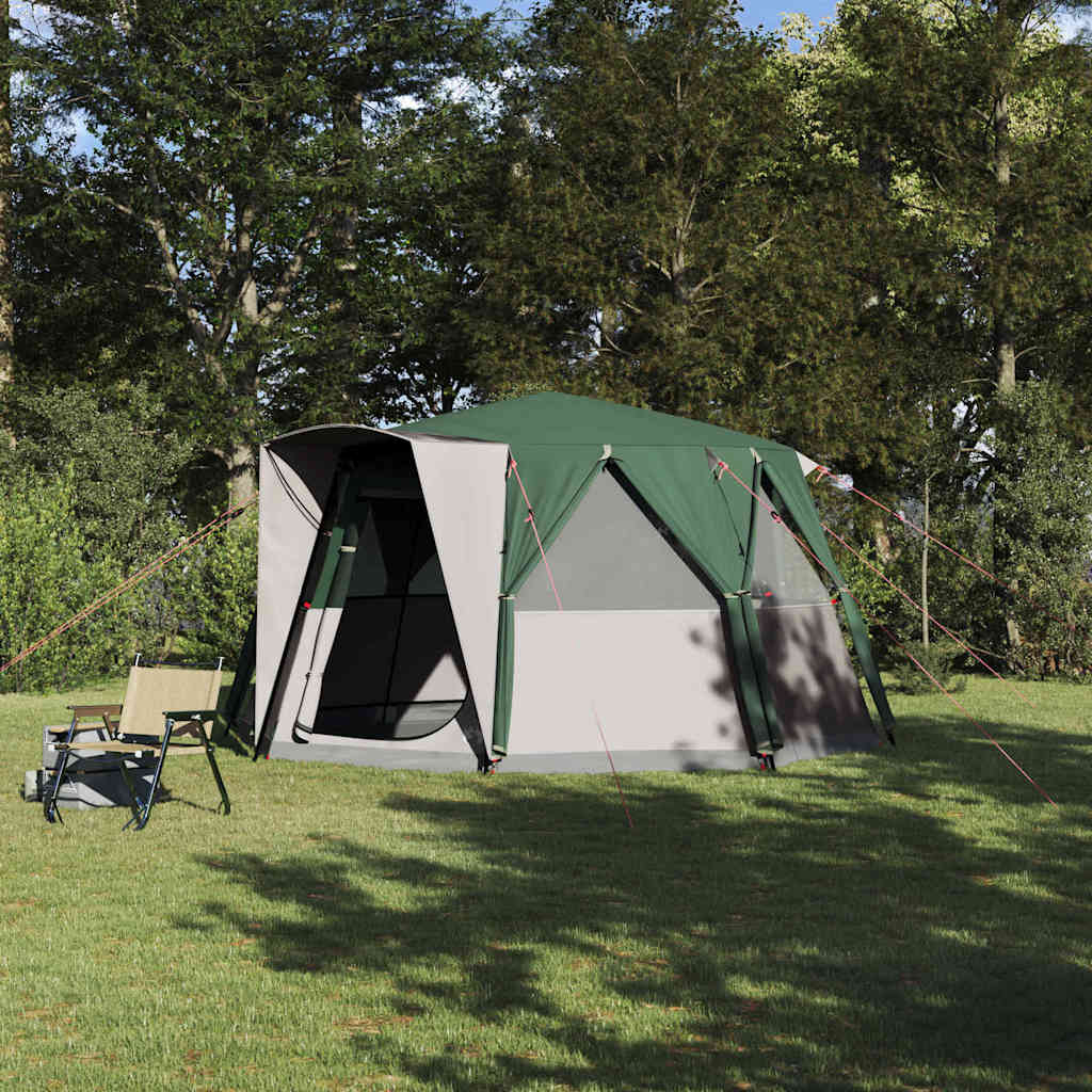 vidaXL Καταφύγιο Τέντας με στέγη Πράσινο 425 x 396 x 222 εκ