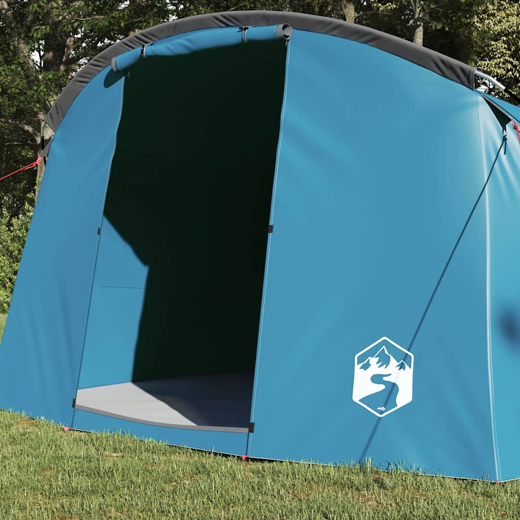 vidaXL Σκηνή τούνελ με στέγη Μπλε και Γκρι 318 x 275 x 140 εκ.