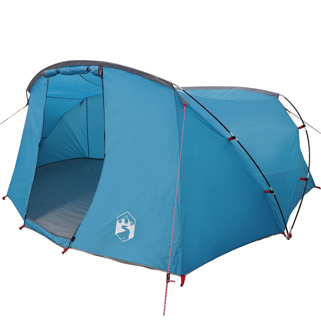 vidaXL Σκηνή τούνελ με στέγη Μπλε και Γκρι 318 x 275 x 140 εκ.